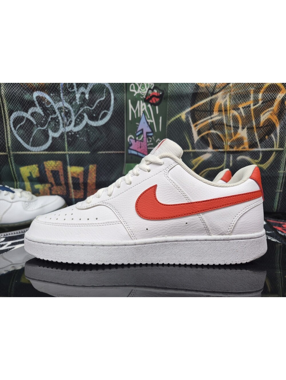 Nike Court Vision Low Next Nature Picante Red - White/Picante Red - Size 11